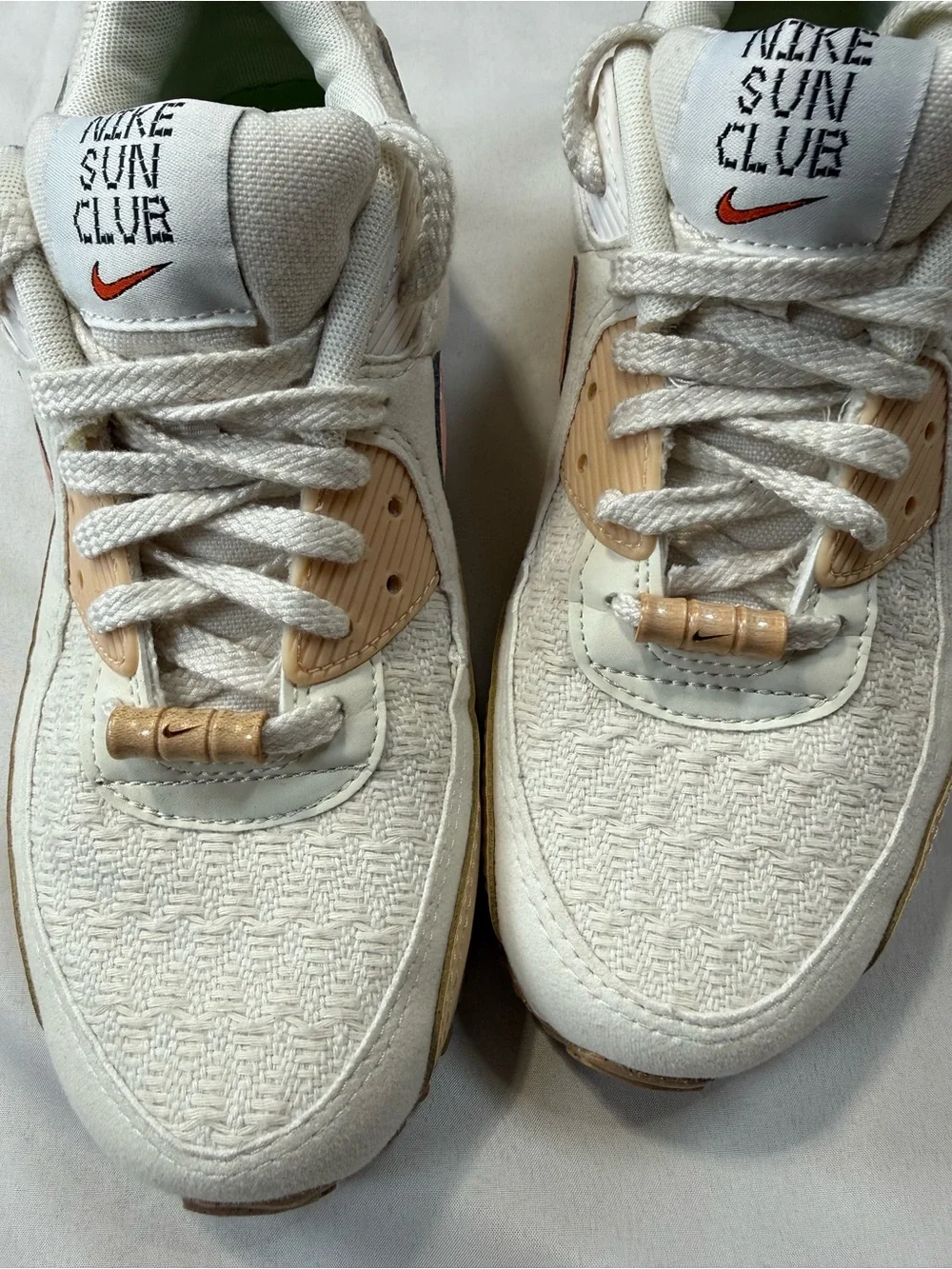 Nike Sun Club Women’s Air Max Sneakers in White, Pink & Tan